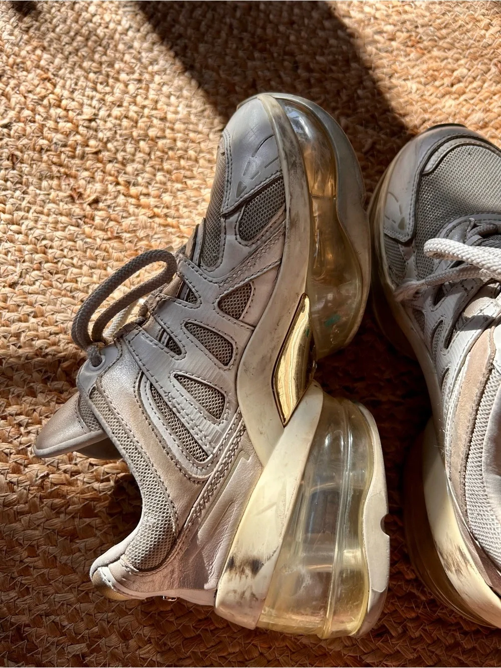 Michael Kors Beige and Cream Women’s Chunky Sneakers